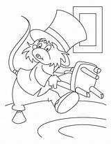 Coloring Mouse Pages Sams Uncle Wearing Hat sketch template