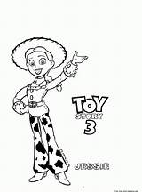 Coloring Toy Story Jessie Pages Printable Popular sketch template
