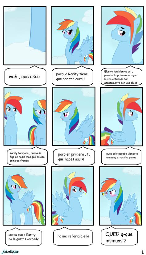 Rainbow Dash Y Rainbow Blitz Comic Pag 1 By Antonellax100 On Deviantart