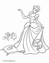 Cinderella Slipper Glass Coloring Her Drawing Pages Gave Delicate Pair Printable Getdrawings God Mother sketch template