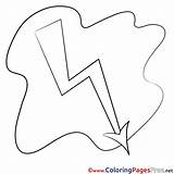 Coloring Pages Lightning Kids Sheet Title sketch template