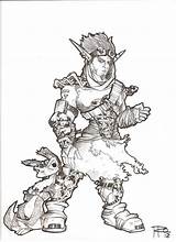 Daxter Jak Coloring Pages Template sketch template