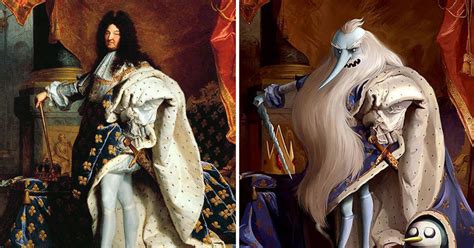 Artist Gives Famous Paintings Geeky Cartoon Makeovers
