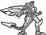 Dragonoid Pyrus Meta sketch template