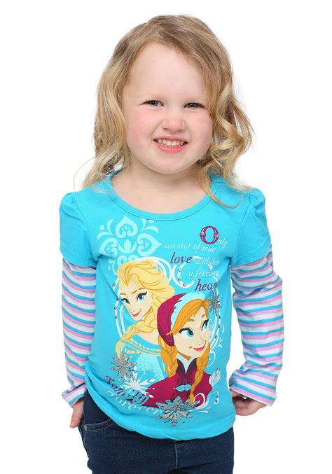 toddler frozen family  long sleeve girls shirt walmartcom