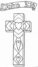 Cross Coloring Pages Print Printable Color Getcolorings sketch template