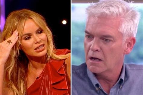 Amanda Holden And Phillip Schofield This Morning Feud