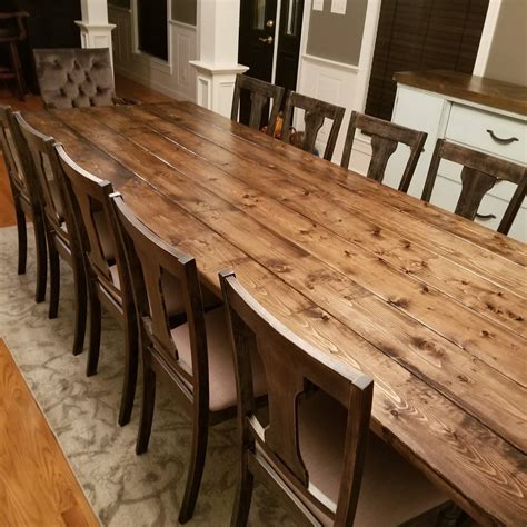 extra large farmhouse table long farm table custom wood