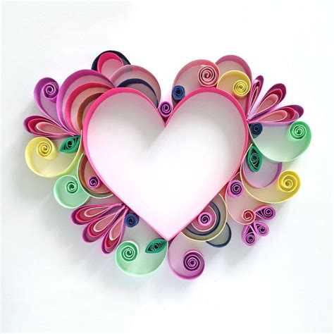 paper quilling  heart