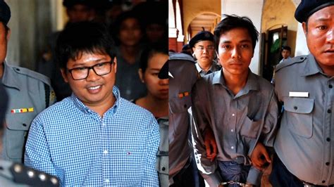 two reuters journalists face 14 years in burmese prison after exposing massacre of rohingya