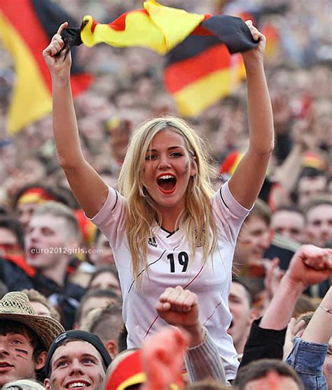 most beautiful euro 2012 german female fans lol ing out loud