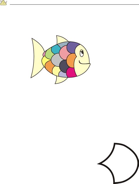 rainbow fish template  kb  pages