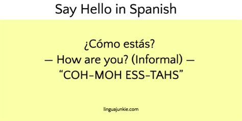 10 Ways To Say Hello In Spanish Listen To The Audio