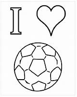 Soccer Coloring Pages Ball Team Drawing Print Football Girl Getcolorings Line Color Getdrawings Printable sketch template