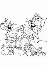 Jerry Tom Coloring Pages Christmas Getcolorings Printable Color sketch template
