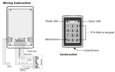 iei  keypad wiring diagram wiring diagram pictures