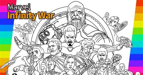 coloring pages  avengers endgame
