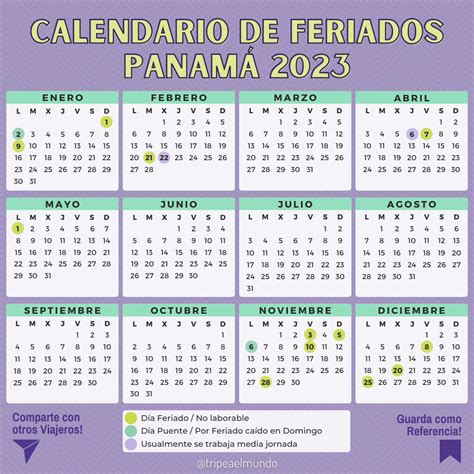 calendario festivos en panama