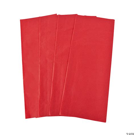 red tissue paper sheets oriental trading