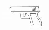Gun Drawing Draw Step Kids Bforball Lessons sketch template
