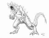 Kaiju Obscurum Commissions sketch template