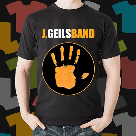 New The J Geils 1 Rock Band Logo Black T Shirt Tee Size S