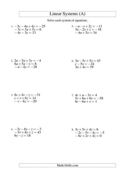 great  step equations worksheet   step equations worksheet
