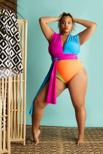 plus size swimwear by african american designers