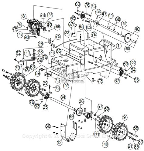billy goat sch parts diagram  transmission assembly