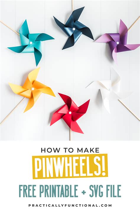 simple pinwheel  printable template