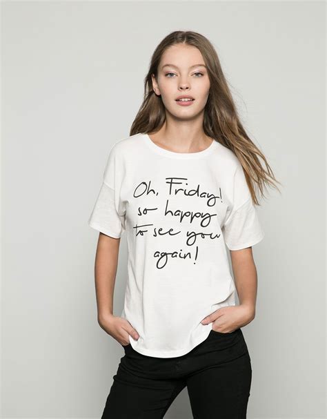 bershka text print  shirt  shirts bershka united kingdom shirt print design womens
