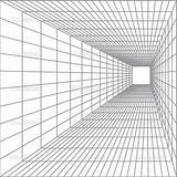 Perspective Drawing Lines Illusion Deborah Miller Point 3d sketch template