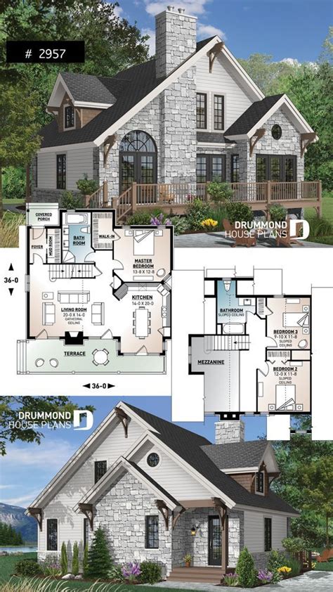story house plan  large front porch  open floor plans   living room