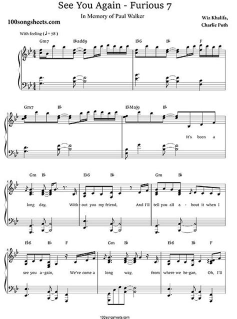 charlie puth  sheet
