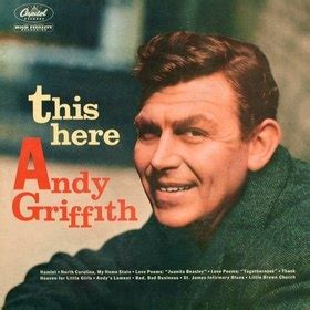 andy griffith  capitol   lp lp cover