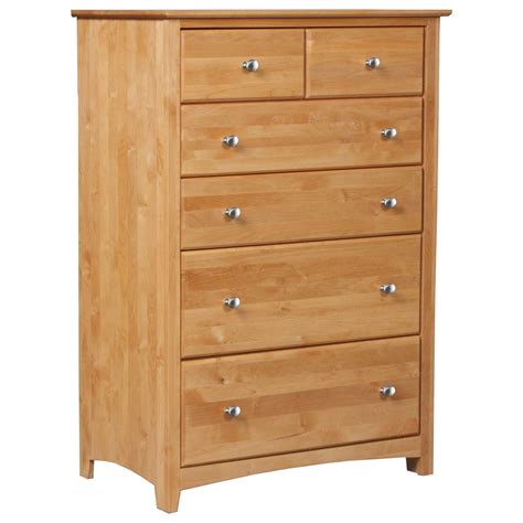 archbold furniture shaker bedroom wide  drawer chest   deep drawers belfort furniture