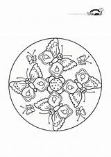Krokotak Print Mandala Coloring Printables Butterfly Mandal Kids Colouring Pages Insect Choose Board sketch template
