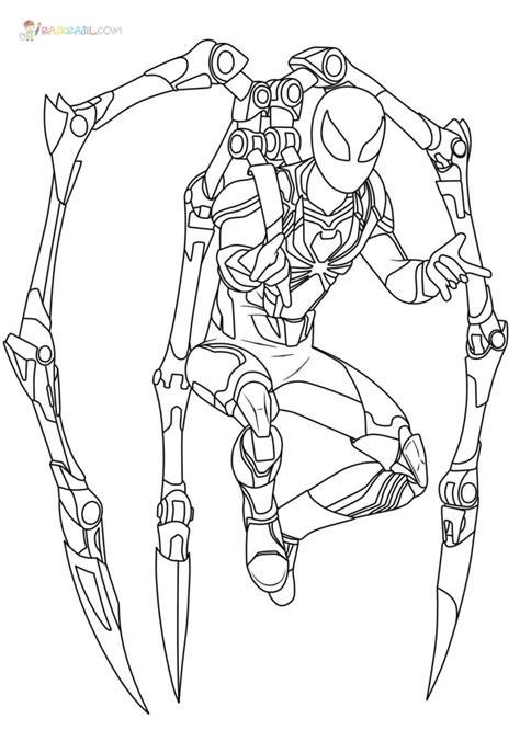 iron spider coloring pages  ironman coloring pages ironman