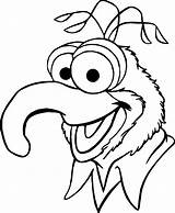 Gonzo Muppets Muppet Wecoloringpage Sweden Getcolorings sketch template