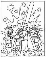Yoda Lego Pages Coloring Printable Getcolorings sketch template