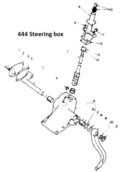 tractor steering overhaul part  steering box