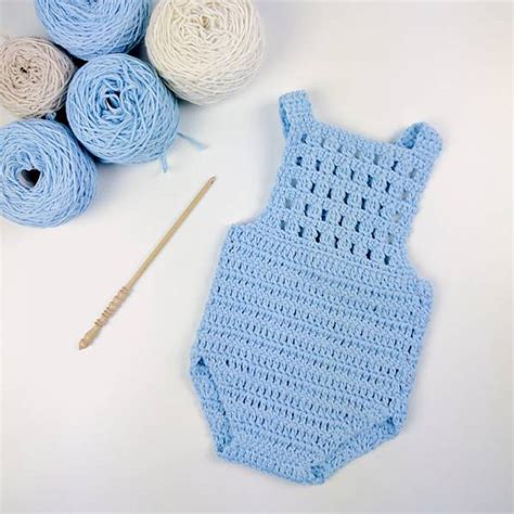 baby romper pattern crochet
