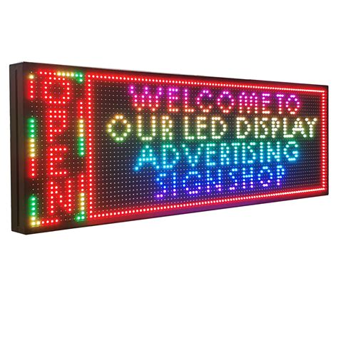 smd led sign    bright led scrolling message display