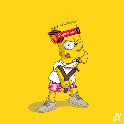 Supreme Bart Simpson Wallpapers Top Hình Ảnh Đẹp