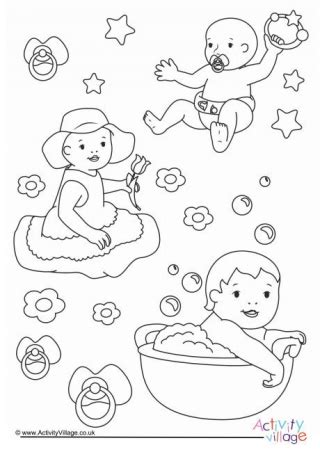 baby colouring pages  kids