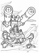 Tobot Robots sketch template