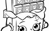 Coloring Printable Shopkins Pages Shopkin Cheeky Chocolate Medium sketch template