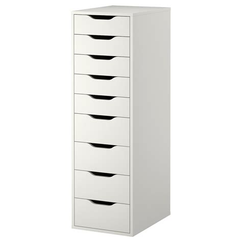 alex drawer unit   drawers white    ikea