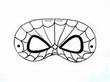 Mask Spider Man Template Spiderman Printable Drawing Para Imprimir Craft Hero Super Crafts Paper Coloring Print Name Iron Face Pages sketch template