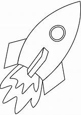 Spaceship sketch template
